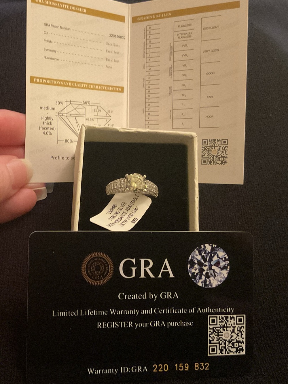 Green Moissanite SSVJewelry Set 4CTW Cathedral Ring&Halo Pendant GRA Certified! - Picture 9 of 14